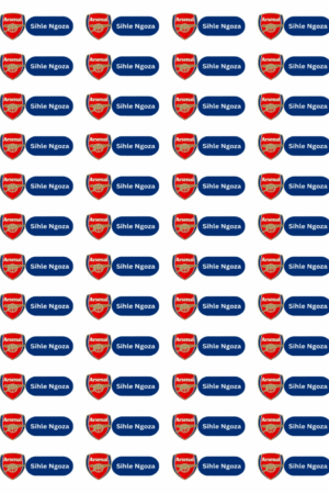 Soccer Name Labels