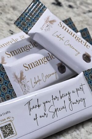 Personalised Wedding Favor Chocolate