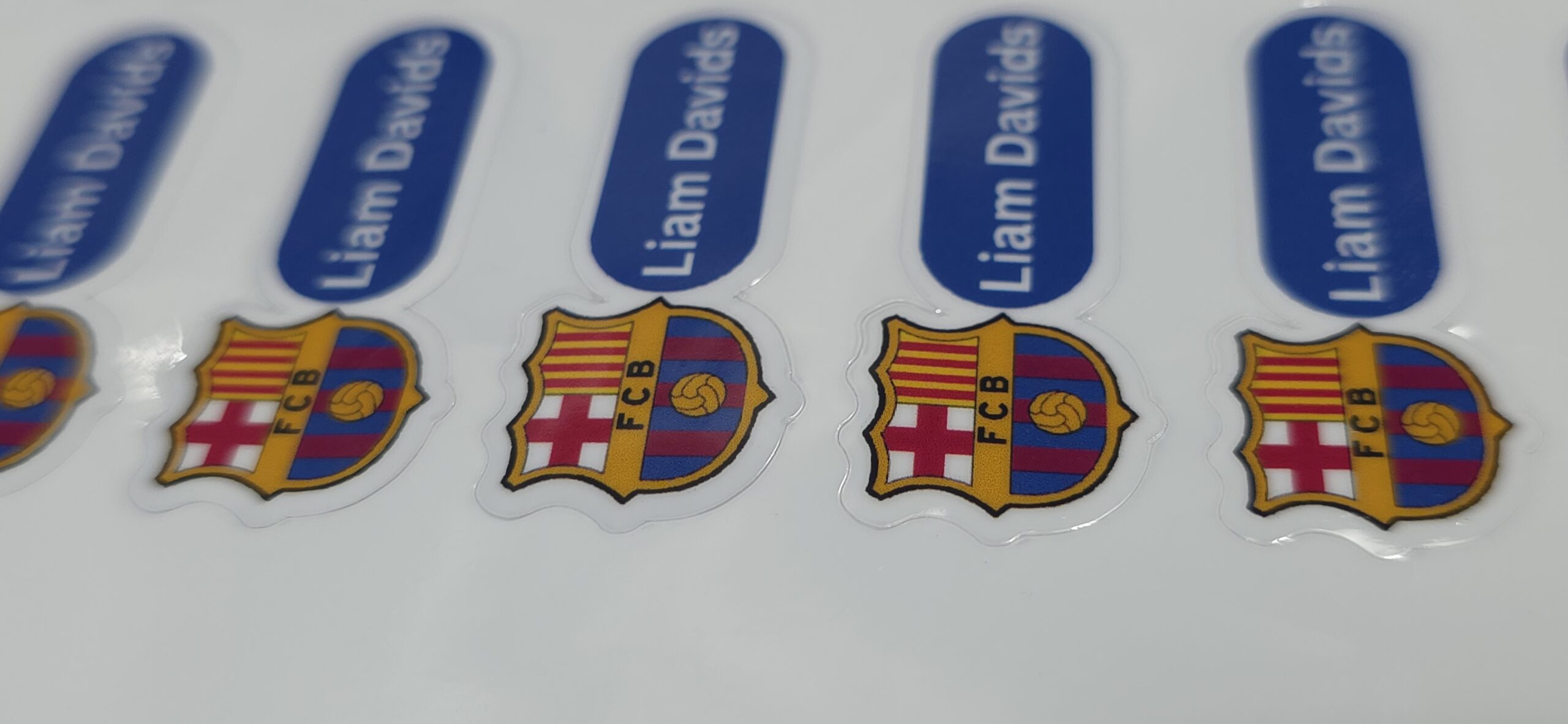 Soccer Themed Glossy Label - Image 3