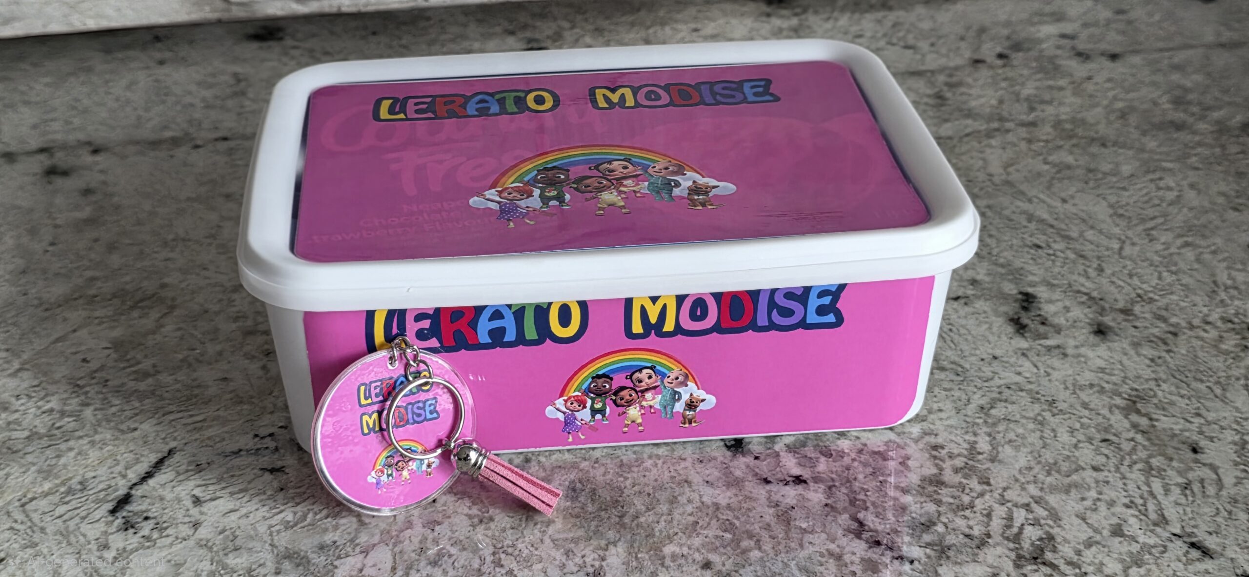 2 Litre Ice Cream Label With Container - Image 3