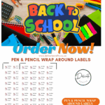 Pen & Pencil Wrap Labels