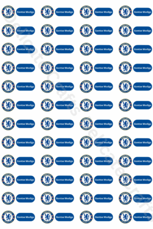 Glossy Soccer Labels