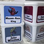 5 litre Ice Cream Stationery Box Labels